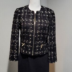Ted Baker Metallic Boucle Blazer